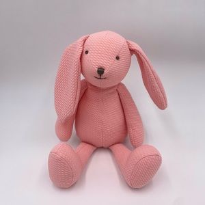 Handmade Pink Cotton Bunny Plush Doll